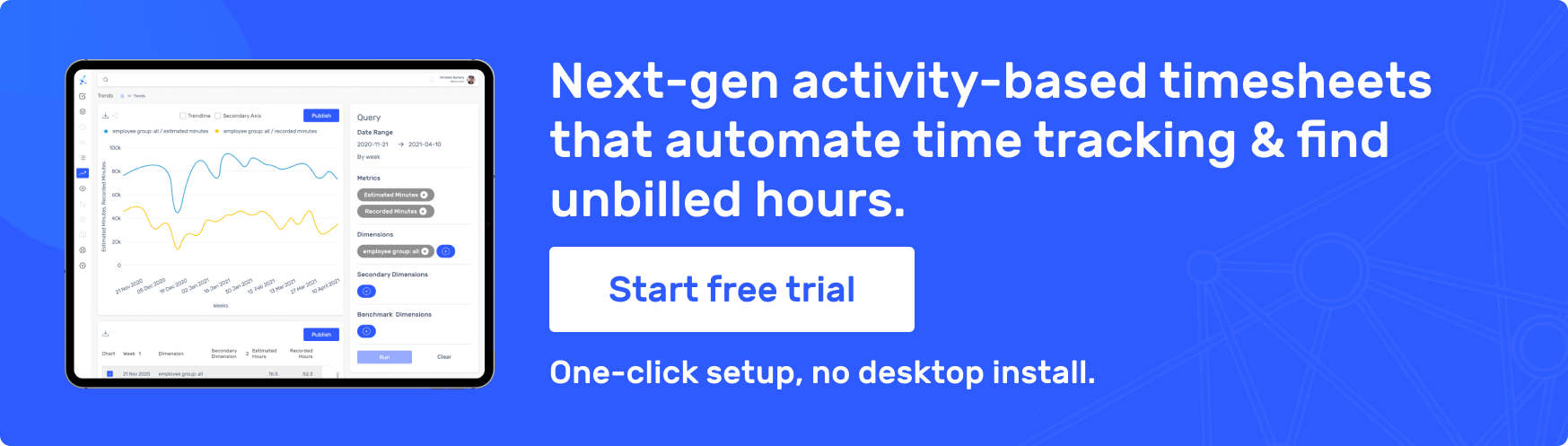 Fully automated, smart time tracking that drives revenue - CTA visual-1