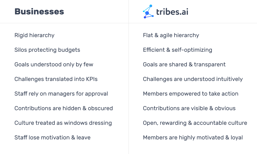 Turning businesses into tribes - Tribes.AI
